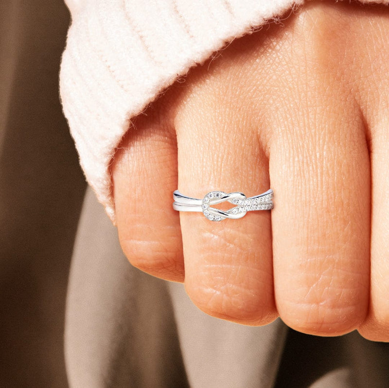 Infinity Love Knot Ring