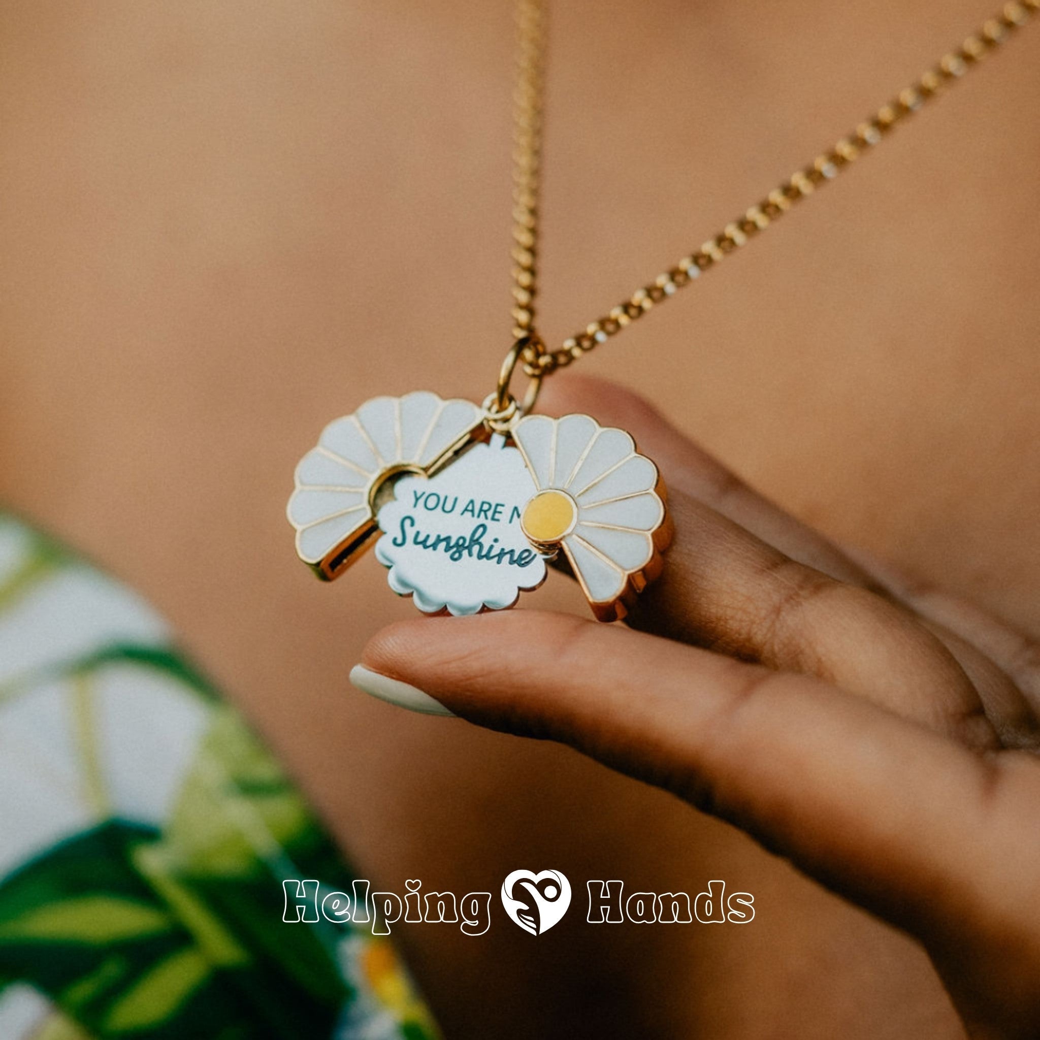 necklace in flower theme