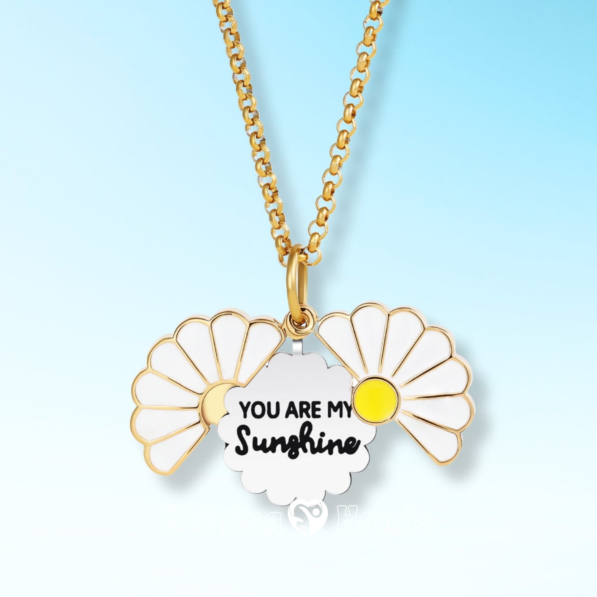 a necklace with an hidden message